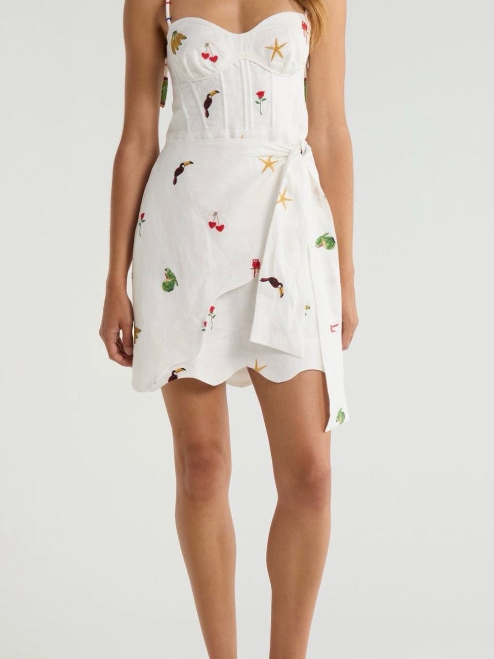 FARM Rio
Cool Day Embroidered
Side Tie Linen
Minidress Size - M